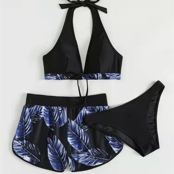 Bikini Retro Estilo Hong Kong con Elegancia Sofisticada para Mujer