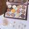 Paleta de Sombras Amber de 12 Tonos - Maquillaje Profesional