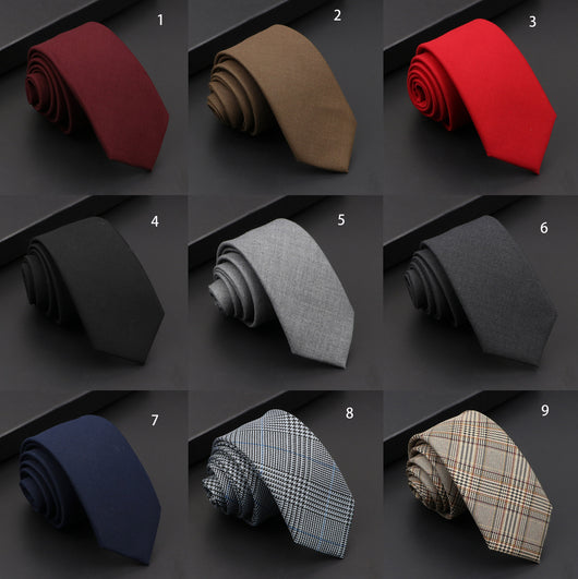 Corbata de Lana Artificial Estilo Coreano - Accesorio Casual Versátil - Image 29