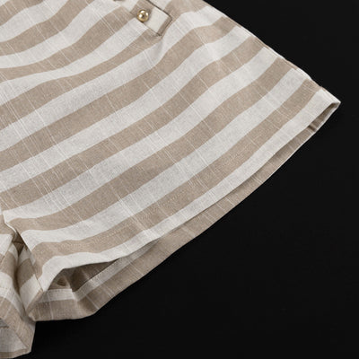 Conjunto de Pantalón Corto y Camiseta Rayada de Manga Corta - Image 18