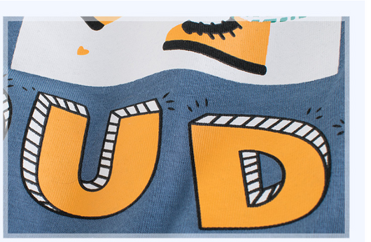 Camiseta Infantil Coreana de Manga Corta para Niño - Image 5