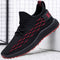 Zapatos Tejidos de Punto para Hombre Estilo Coreano Otoño Invierno