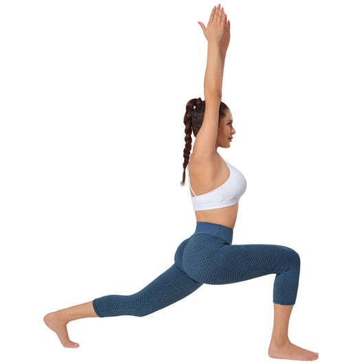 Pantalones de Yoga Cortos y Ajustados Efecto Durazno - Image 43