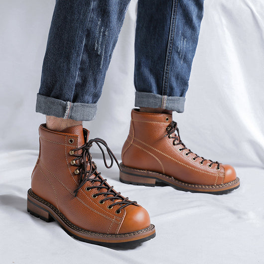 Botas Martin Altas Estilo Británico para Hombre - Image 2