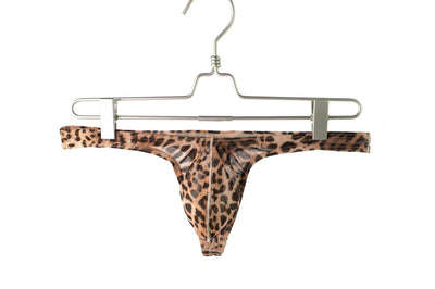 Bóxer Sexy Estampado Leopardo Malla T-back Cintura Baja - Image 11