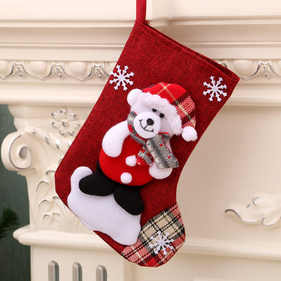 Bolsa de Regalo con Calcetines de Lino Medianos - Decoraciones Navideñas - Image 7