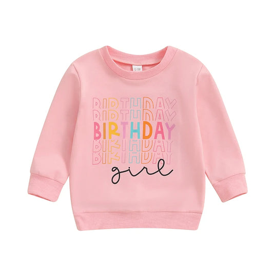 Sudadera Casual para Niña con Letras de Cumpleaños - Image 9
