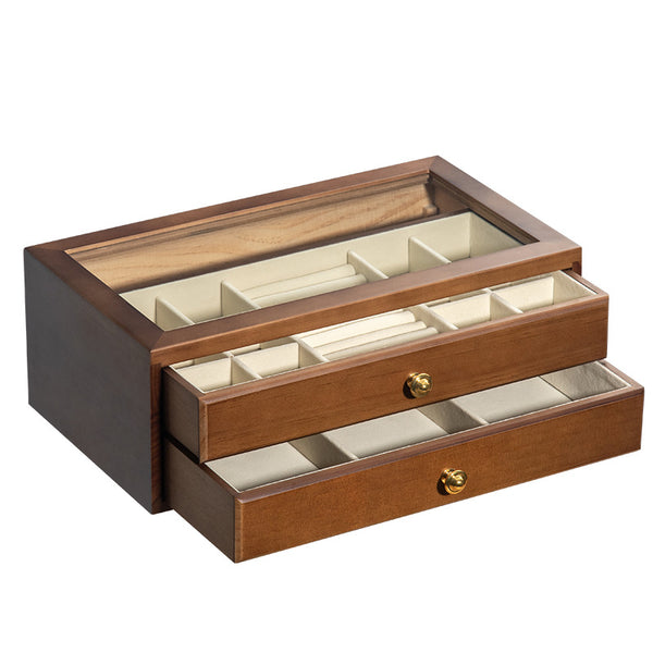 Joyero de Madera Maciza Lujo Multicapas Diseño Minimalista - Image 3