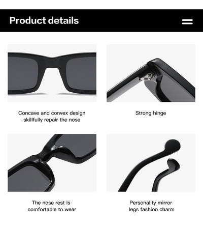 Gafas de Sol Cuadradas Pequeñas para Mujer - Estilo Trendy - Image 21