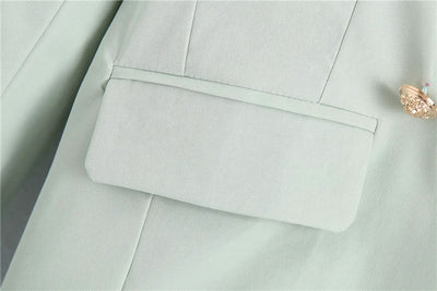 Blazer Slim Fit Casual de Manga Larga - Corte Estilizador - Image 11