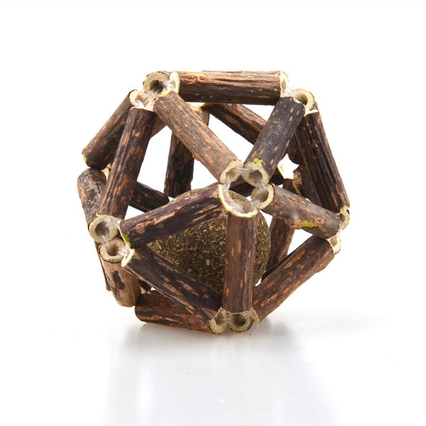 Bola de Juego para Gatos con Poligonium y Hierba Gatera - Image 3