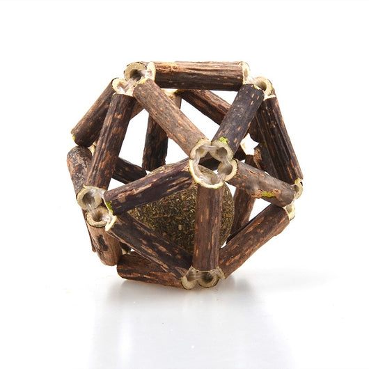 Bola de Juego para Gatos con Poligonium y Hierba Gatera - Image 3