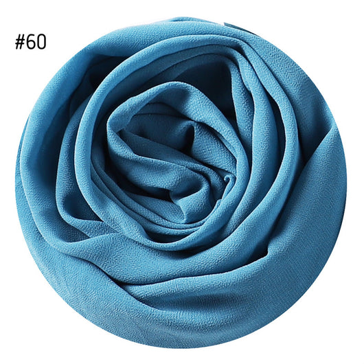 Pañuelo de Gasa de Perla Liso y Versátil para Mujer - Image 25