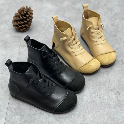 Botas Martin de Cuero Vintage con Forro Cálido y Suela Suave - Image 10