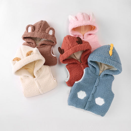 Chaleco Acolchado con Capucha para Niña - Abrigo Térmico Infantil