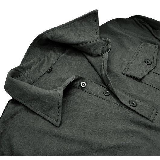 Camisa Clásica de Manga Larga Estilo Europeo para Hombre - Image 27
