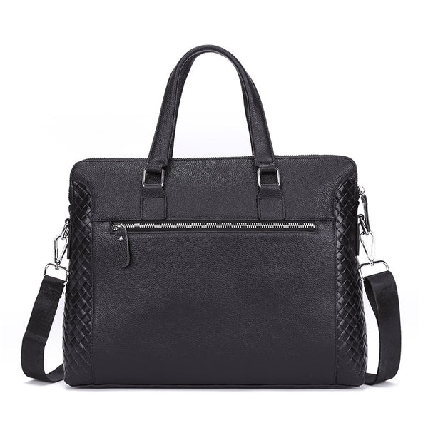 Maletín Ejecutivo de Cuero Genuino para Laptop 14 pulgadas - Bolsa Profesional Horizontal - Image 6