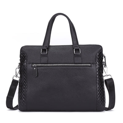 Maletín Ejecutivo de Cuero Genuino para Laptop 14 pulgadas - Bolsa Profesional Horizontal - Image 6