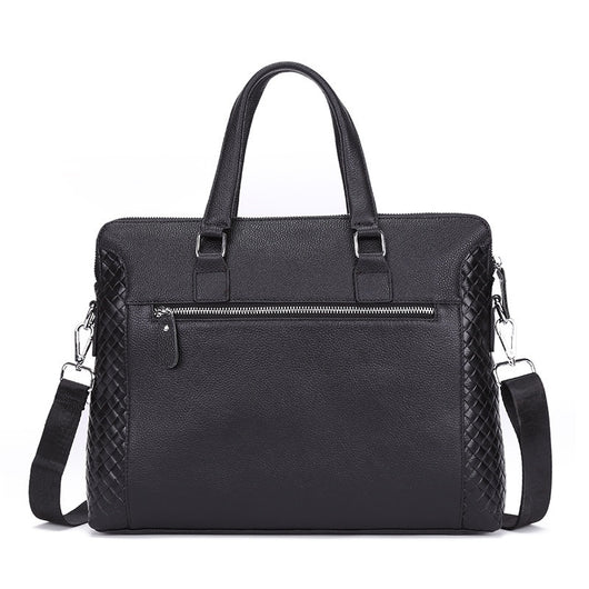 Maletín Ejecutivo de Cuero Genuino para Laptop 14 pulgadas - Bolsa Profesional Horizontal - Image 6