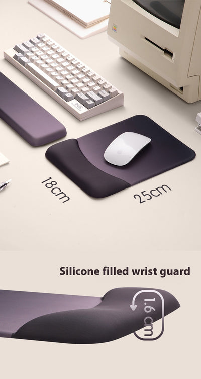 Reposamuñecas de Gel de Sílice Cuadrado para Teclado y Mouse - Soporte Ergonómico - Image 13