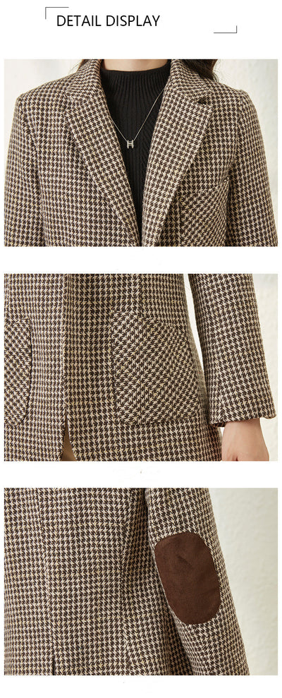 Chaqueta de Lana Corta para Mujer - Abrigo de Invierno Elegante - Image 12