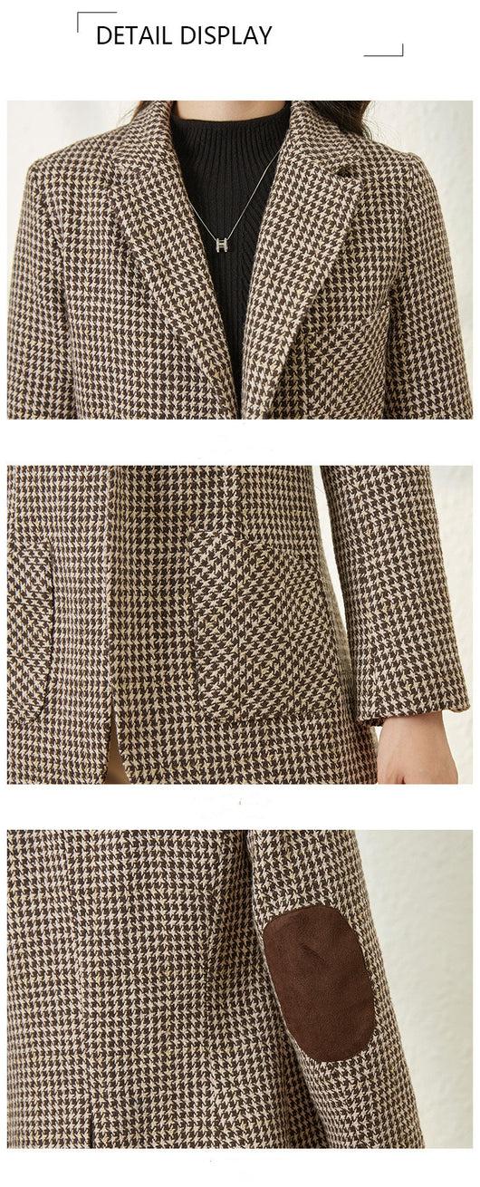 Chaqueta de Lana Corta para Mujer - Abrigo de Invierno Elegante - Image 12