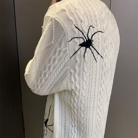 Suéter Unisex con Patrón de Araña en Jacquard - Image 3