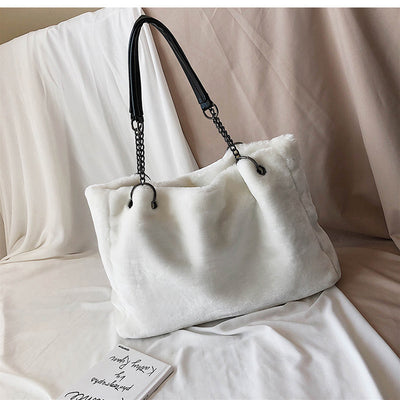 Bolso de Hombro Tote con Cadena - Gran Capacidad y Estilo