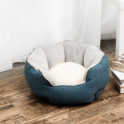 Cama Térmica Octagonal para Mascotas con Lana y Colchoneta Removible - Image 6