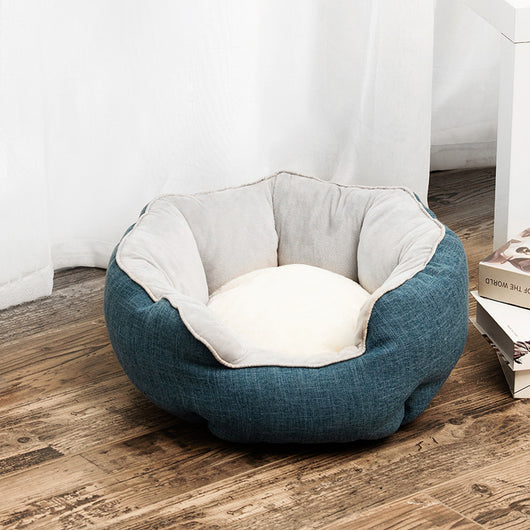 Cama Térmica Octagonal para Mascotas con Lana y Colchoneta Removible - Image 6