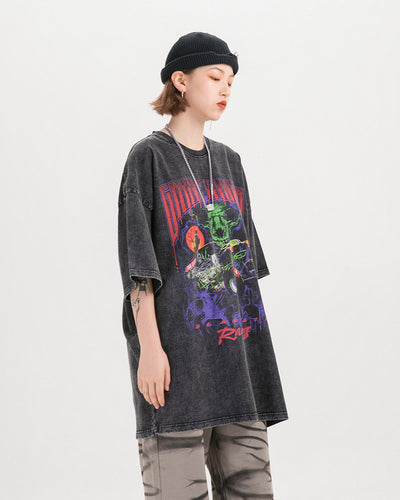 Camiseta Vintage de Calle Desgastada y Oscura - Image 16