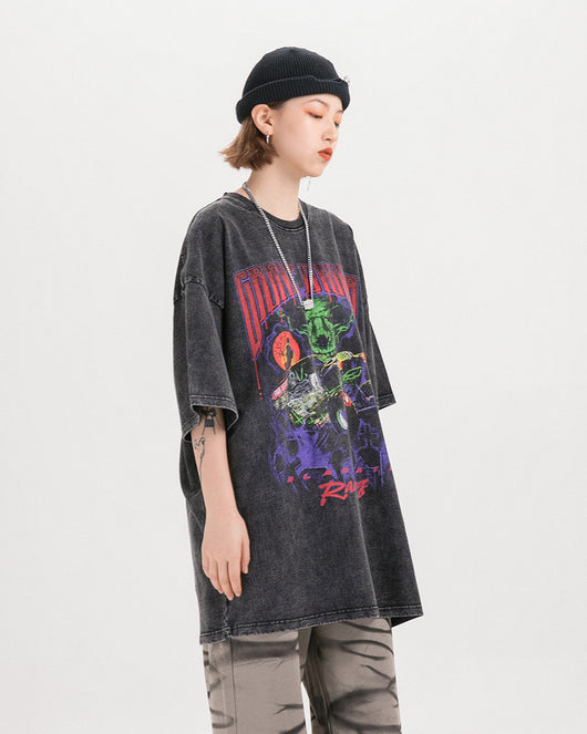 Camiseta Vintage de Calle Desgastada y Oscura - Image 16