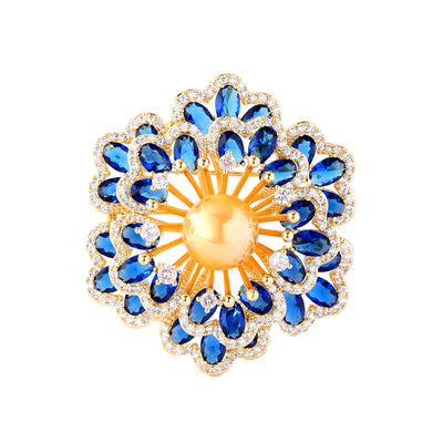 Broche Floral de Lujo - Prendedor Begonia para Mujer - Image 9
