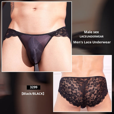 Ropa Íntima Masculina con Encaje Europeo Diseño Moderno - Image 5