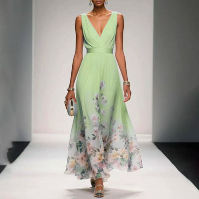 Vestido de Noche Elegante Escote V Sofisticado - Image 6