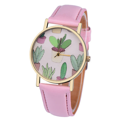 Reloj Pulsera Casual Diseño Cactus con Correa - Image 8