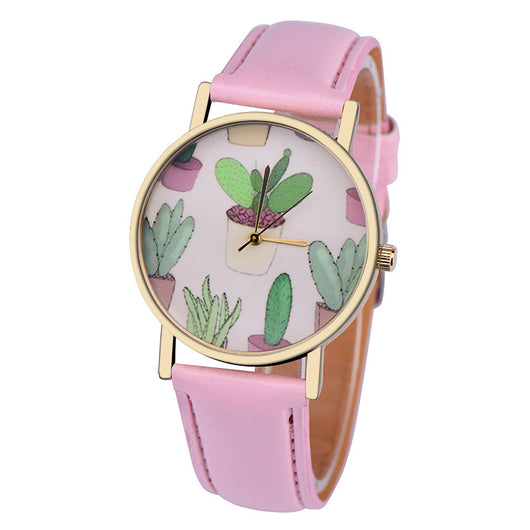 Reloj Pulsera Casual Diseño Cactus con Correa - Image 8