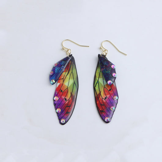 Aretes Alas de Cigarra Personalizados - Diseño Lluvia Misteriosa del Sur - Image 12