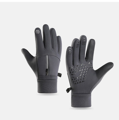 Guantes de Ciclismo Impermeables con Forro de Terciopelo Cálido - Image 3