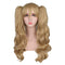 Peluca Anime Doble Clip Tigre Dorado - Cosplay Profesional