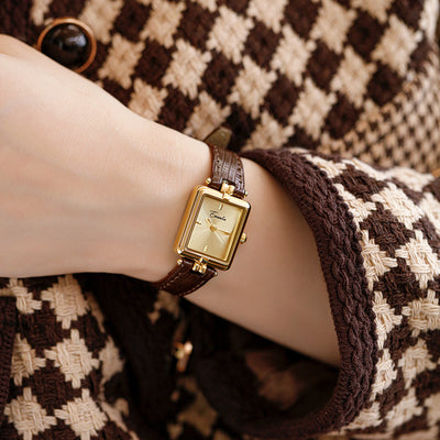 Reloj Cuadrado Minimalista Luxury para Mujer - Diseño Retro Sofisticado - Image 4