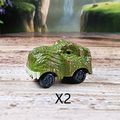 Juguete de Carrera en Pista Eléctrica Tiranosauro Dinosaurio Ensamblable con Simulación - Image 13