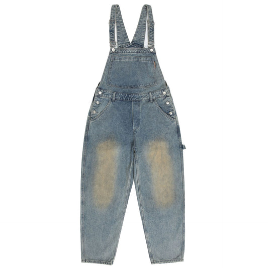 Pantalones Cargo Denim Vintage Lavado Retro Unisex