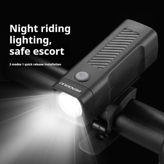 Luz Frontal LED USB Recargable para Bicicleta - Iluminación Nocturna de Seguridad