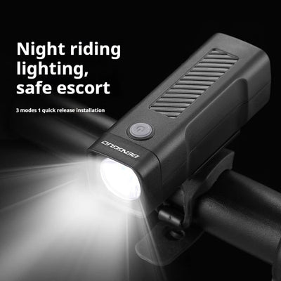 Luz Frontal LED USB Recargable para Bicicleta - Iluminación Nocturna de Seguridad