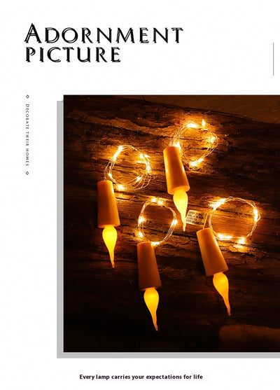 Luz LED Decorativa para Botellas - Tapón con Efecto Destello - Image 11