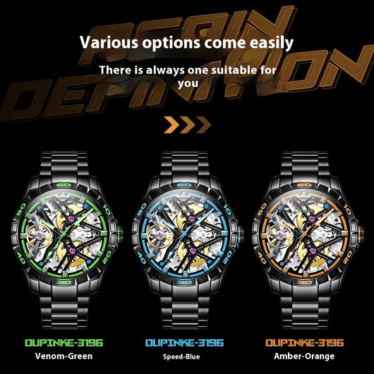 Reloj Mecánico Automático Deportivo para Hombre Resistente al Agua - Image 4