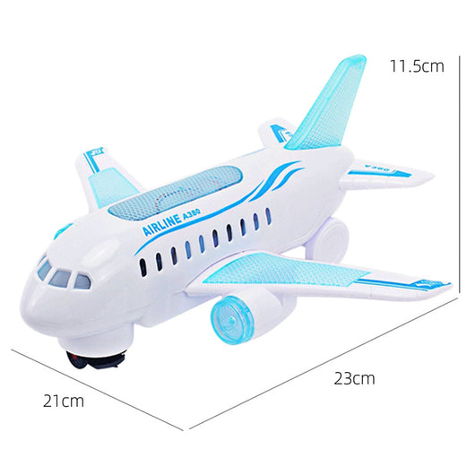 Avión Eléctrico Luminoso Musical con Control Universal para Niños - Image 5