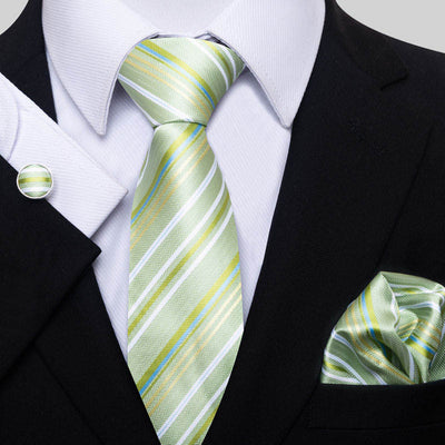 Conjunto de Corbata, Pañuelo y Gemelos para Hombre - Elegancia Empresarial - Image 28