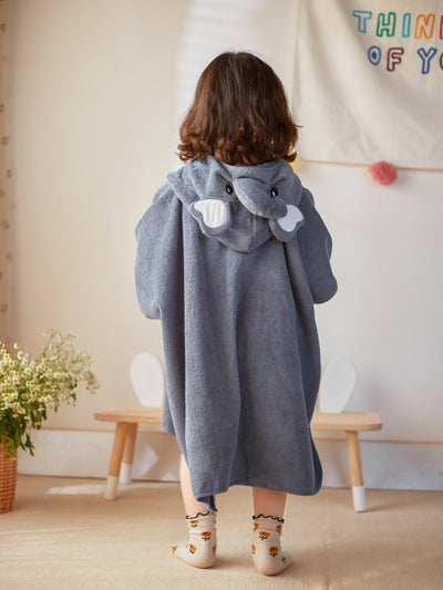 Bata Infantil con Capucha de Algodón Absorbente - Image 21